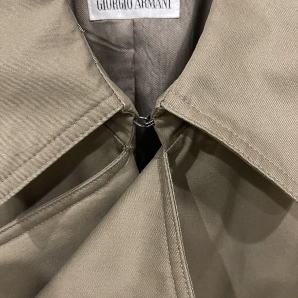 *SOLD* Giorgio Armani Men's Insulated Trench - Picture 4 of 11